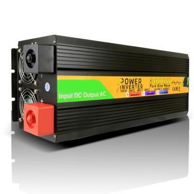 China Alloy high power Converter pure sine DC AC Inverter 24V 220V 3000W for sale