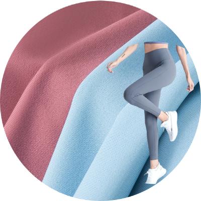 China Anti - Ball High Selling 82 Spandex Breathable Knitted Nylon Fabric 18 Nylon Spandex Fabric Breathable For Yogawear for sale