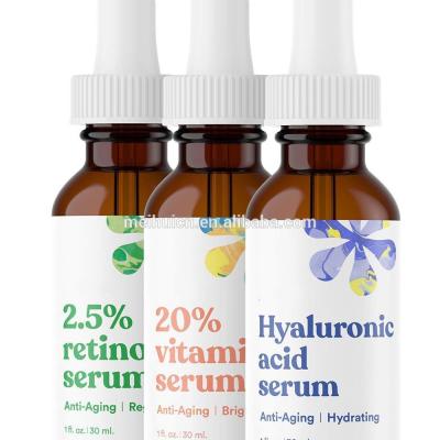 China Moisturizer Private Label Beauty Skin Care Moisturizing Brightening Face Serum Brightening Set for sale