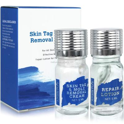 China OEM Acne Treatment Skin Tag Remover And Repair Lotion Anti Aging Set, Remove Moles for sale