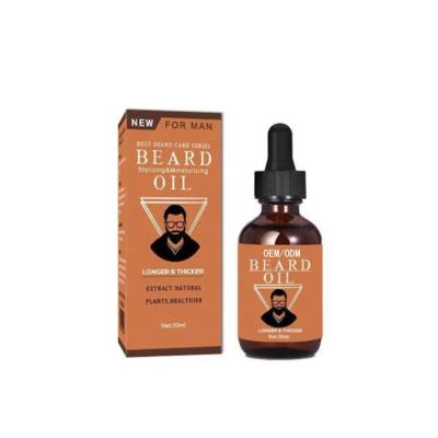 China Regenerating Private Label 100% Pure Organic Men Beard Growth Smoothing Beard Growth Oil for sale