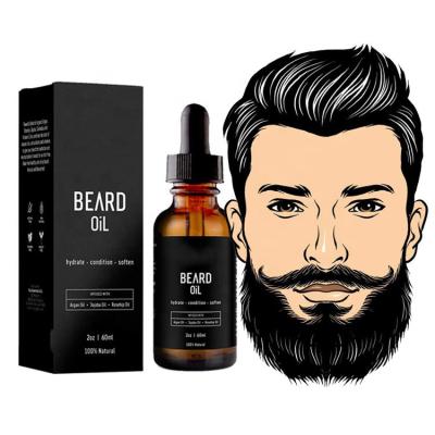 China Moisturize Organic Natural Men's Beard Essential Oil Private Label 100% Pure Natural Beard Growth Oil for sale