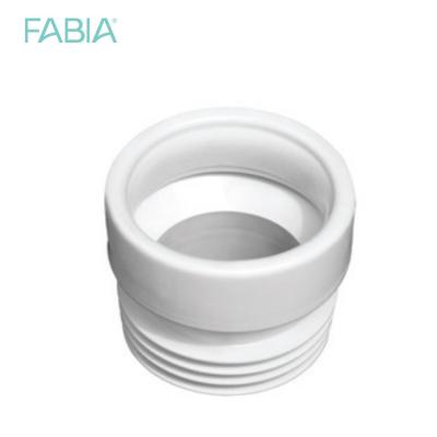 China Modern Straight Toilet Accessories Plastic PVC Straight Tube Adapter White Flush Pipe for sale