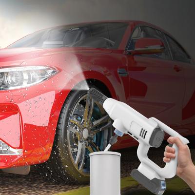 China PP+Aluminium Factory Hot Sales Portable Wireless Electric Car Wash 12V 21v 24V High Pressure Washer for sale