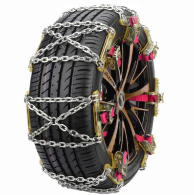 China Universal hot sale tire grips truck snow chain cross and mud manganese steel snow chain for sale