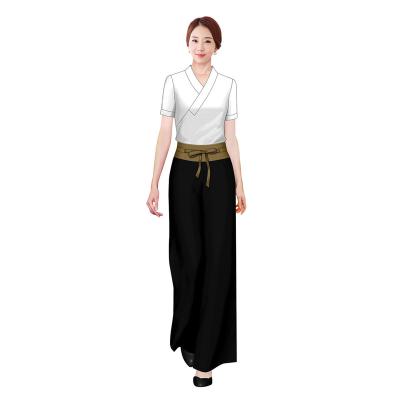 China Fashion Design Comfortable High End Beauty Industry Spa Uniform For Women for sale