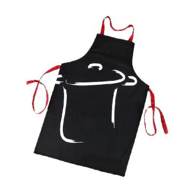 China Wholesale custom made apron durable FREE SAMPLE polyester cotton canvas, bar and grill cafe waiter work apron for sale