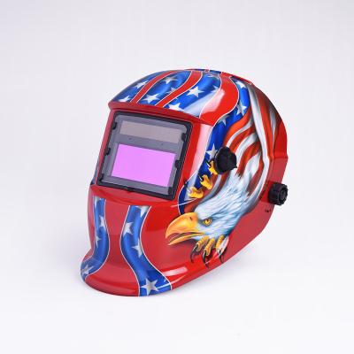 China Wholesale Auto Darkening Welding Helmet Face Protection Factory Solar Powered Welding Helmet for sale