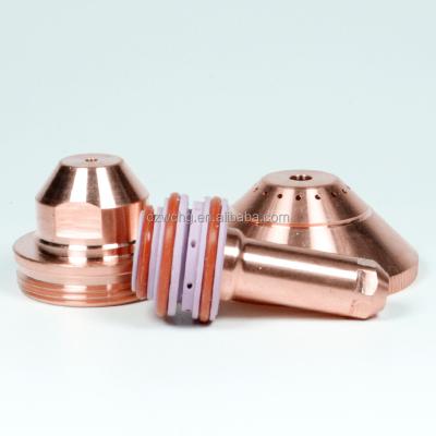 China High Quality Tellurium Copper Plasma Cutting Consumables Electrode 220439 Nozzle 020424 Shield 020424 For HPR130 Plasma Torch for sale