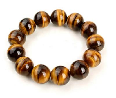 China 4/6/8/10/12/14/16MM Men's Natural Stone Best-Selling Fashion Bead Tiger Eye Bracelet for sale