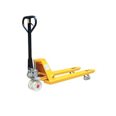 China Good Prices Hotels Portable Manual Forklifts Mobile Hydraulic Forklift Hand Pallet for sale