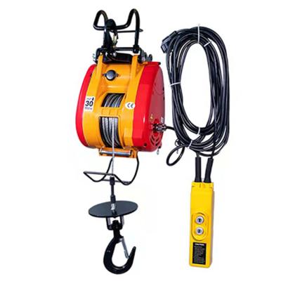 China Building Material Shops Manufacturers Direct Selling 230kg Wireless Remote Control Single-hole Electric Hoist for sale