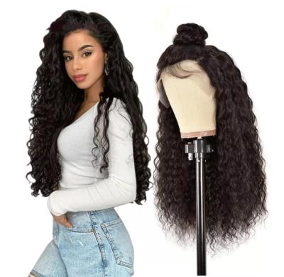 Chine Wholesale Natural human hair lace wig,360 lace frontal afro curly human hair wigs,8''bob 26'' long curly lace wig hair e à vendre