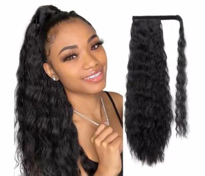 Chine Colorful natural curl and easy to install high ponytail with weave messy ponytail hair extension human hair à vendre