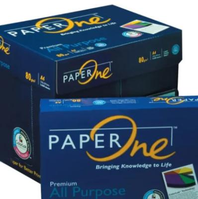 China Best Supplier Paper One A4 80 GSM 75 GSM 70 GSM Copy Paper White Paper 5 Reams Per Box for sale