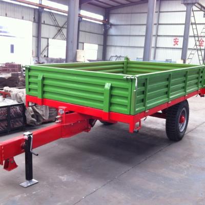 China Farm Trailer ISO Certificate Hot Sale Tractor Implement 4 Wheels Farm Tractor Trailer for sale