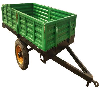 China High Quality Hydraulic Dump Tools Farm Tractor Tilting Trailer Truck Dump Trailer Farm Rear Trailer for sale