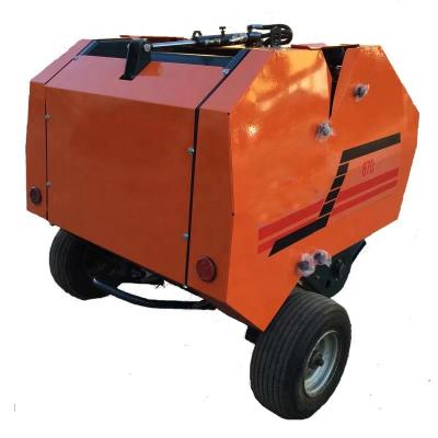 China Strapping Durable High Efficiency Agricultural Machinery Tractor Mounted Round Baler for sale