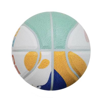 China Wholesale Leather Cheap Custom Basketball Colorful Basketball Size 5 6 7 for sale