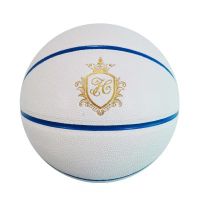 China Leather Custom Design Basketball Training Black Logo Black Leather Basketball for sale