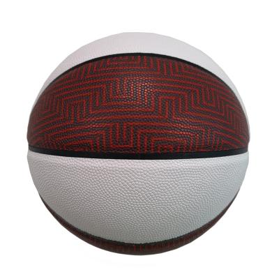 China Bulk Moisture Absorbing PU Basketball Size 7 Leather Custom Outdoor Leather Ball for sale