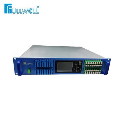 China FTTX Fullwell mini 2tv XG-PON + CATV 32 Puertos port Catvscope EDFA with WDM for sale