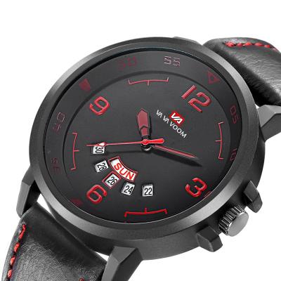 China Hot Men Manufacturers Seling New Design Waterproof Dual Calendar Week Watch Mens Sports Wrist Watch for sale