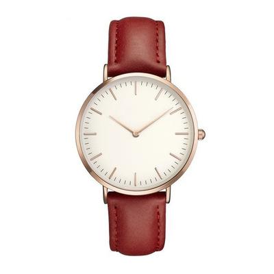 China Simple Ultra-thin Waterproof Round Wristwatches Montre Femme Reloj De Mujer Quartz Watch Women Face Waterproof Online Big Shopping Waterproof for sale