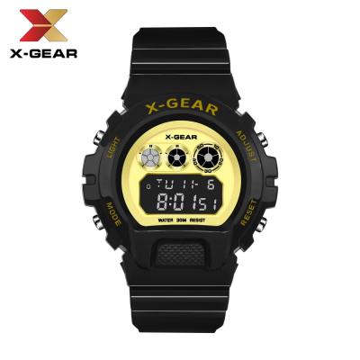 China X-GEAR 2020 Fashion Women Outdoor Sport Watch Men Digital Watches Chrono 5Bar Digital Hombre Waterproof 3230 Alarm Clock Reloj for sale