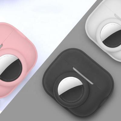 China Unique TWO IN ONE customized LOGO shockproof silicone case  for Airpods pro 2 For AirTag for sale