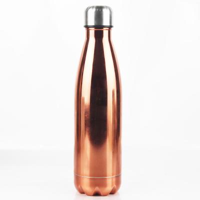 China Business RTS 500ml Cola Water Bottle Cola Shape Stainless Steel Double Wall Vacuum Water Bottle With Lid for sale