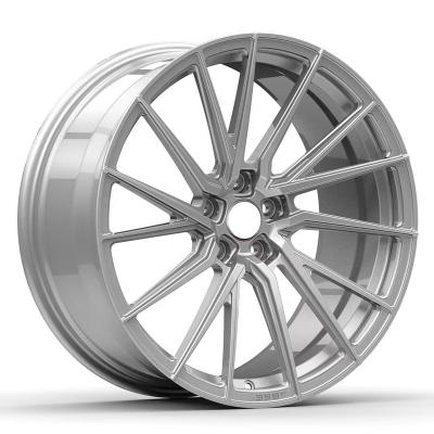 China Aluminum Rims Manufacturers 5x112 Inch 20 Rim Multi Spoke 6061 Aluminum Alloy Wheel Passenger Car Forged Wheels for sale