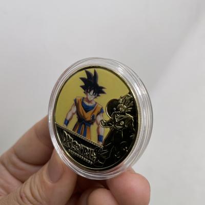 China Japan Competitive Price Metal Dragon Ball Anime Commemorative Coins for sale