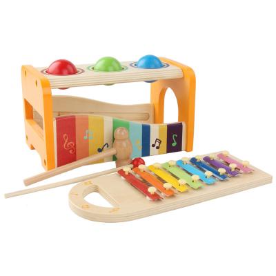 China Toy Kids Percussion Toys Musical Encouraging Toy Wooden Musical Pounding Educational Toy for Toddlers for sale