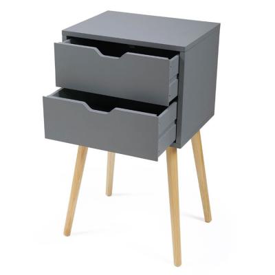 China Modern High Quality Hot Selling Nordic Style Cabinet Bedside Night Stand for sale