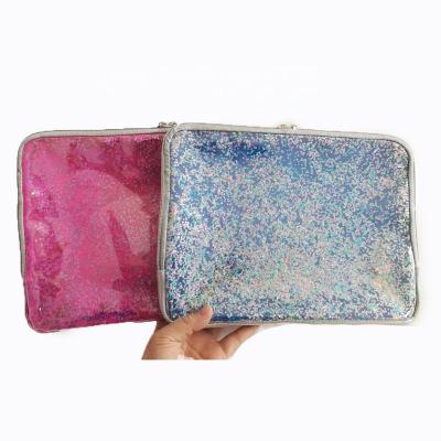 China New Fabric Neoprene Laptop Bag With Printing PVC To Glitter Bling Accessary Neoprene Laptop Bag Flowing Bag for sale