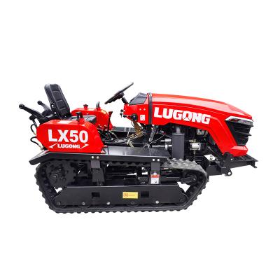 China Hotels 50hp tiller parts agricultural cultivators ride crawler tractor tiller parts soil farm diesel mini tiller for sale for sale