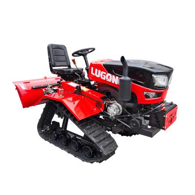 China Hotels Crawler Cultivator Rotary Crawler Pastoral Management Machine for sale