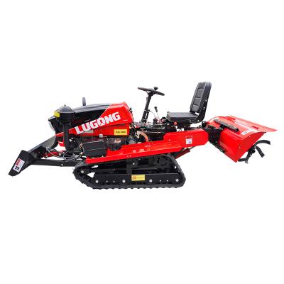 China Hotels Mini Rototillers Cultivators Tiller Crawler Backfill Rotary Cultivator for sale