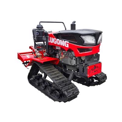 China Hotels Dual Function 25 Hp Crawler Rototiller Cultivator Seeder Machine for sale