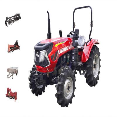 China Buy high quality china small hotels low price 60hp tractor for farm agriculture mini 4x4 4wd machinery tractor for sale