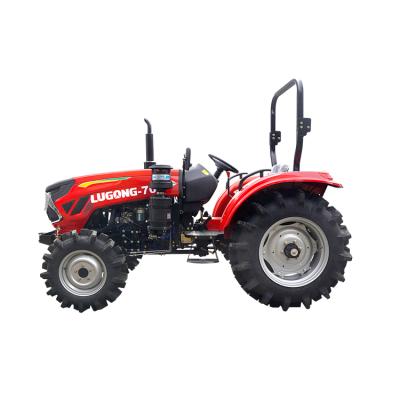 China Cheap Price Agriculture Small Mini Tractor 70HP 4WD Wheeled Tractor for sale