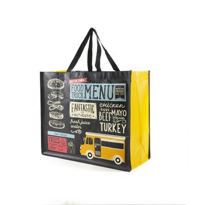 China Hot Sale Eco-friendly Reusable Promotional Printing PP Folding Cheap Custom Nonwoven Shopping Bag for sale