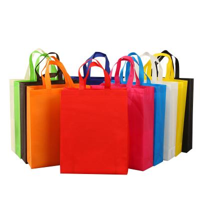 China Promotional Economic Simple Custom Cheap Recycled Tote Non Woven Bag For Shopping for sale