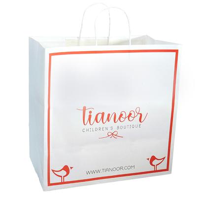 China Recyclable Wholesale Custom Paper Package Kraft Bags With Your Own Logo And Printing for sale