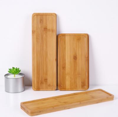 China Wholesale Bamboo Rectangular Breadboard Cutting Board Custom Size Laser Engraved Logo for sale