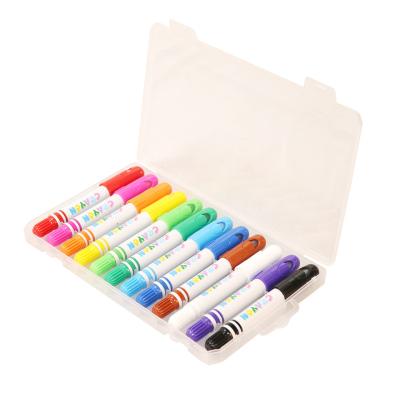 China Wax Assorted 12 Colors Solid Material Wax Gel Non-Toxic Colored Pencils for sale