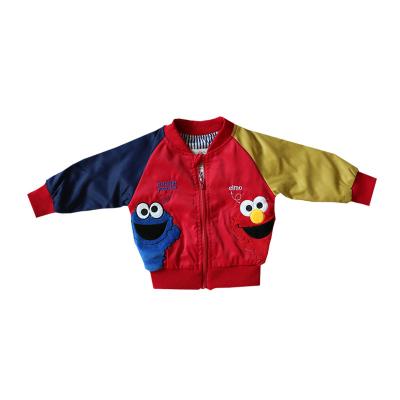 China Spring And Autumn Baby Baseball Cartoon Breathable Casual Jacket for sale