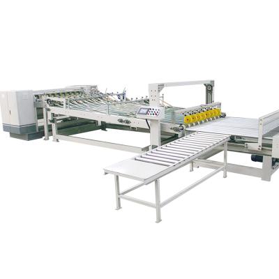 China Single Wall 2 Ply Corrugated Cardboard Production Automatic Carton Plant Slitting Creasing Cutter Stacker Machine for sale