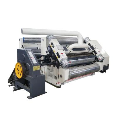 China Wallpaper Single Facer Corrugated Wrapping Machine , Corrugated Cardboard Making Machine Price for sale